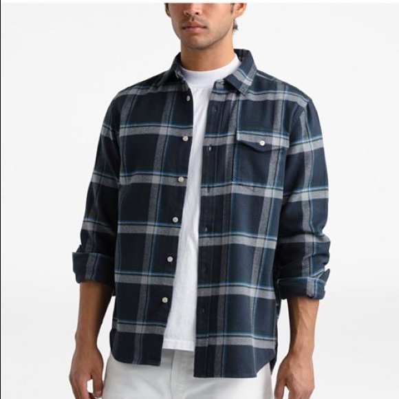the north face men's arroyo flannel shirt